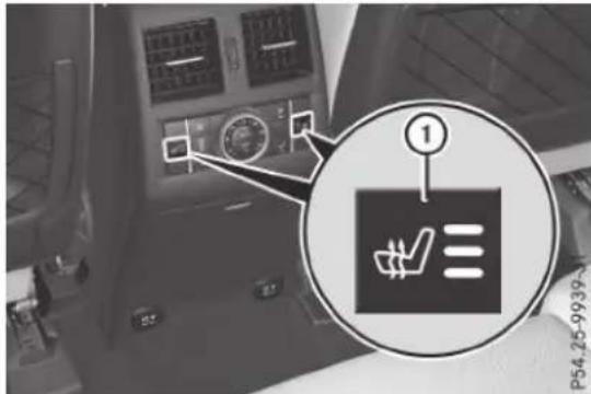Mercedes-Benz GLS (2017) - Chauffage de siège et ventilation siège - 2