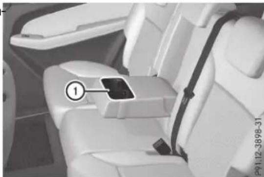 Mercedes-Benz GLS (2017) - Porte-gobelets isotherme dans la console centrale avant - 2