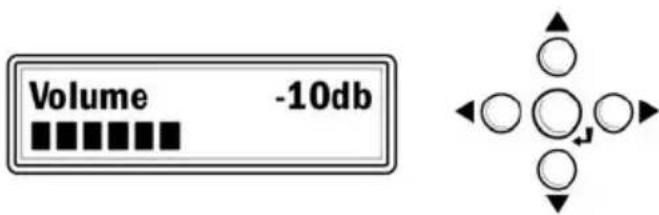 Volume -10db