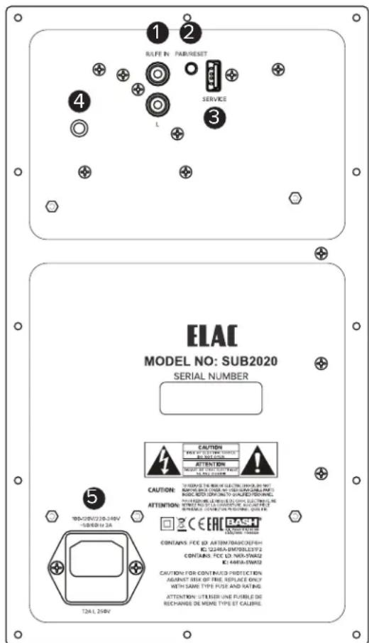 ELAC Muro SUB2010 - Commandes et indicateurs - 2