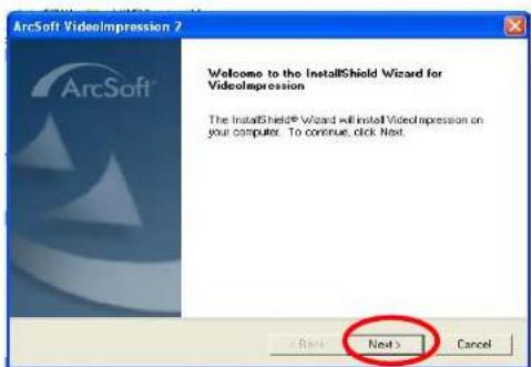 EASYPIX SP1 CyberCam - Installation du Logiciel ArcSoft Videolpression 2.0 - 3