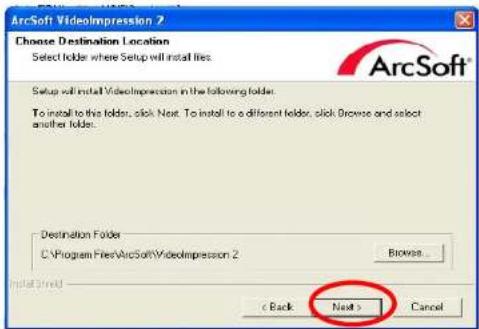 EASYPIX SP1 CyberCam - Installation du Logiciel ArcSoft Videolpression 2.0 - 5