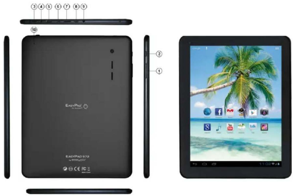 EASYPIX EasyPad 972 Dual Core - EASYPAD®972 - 1