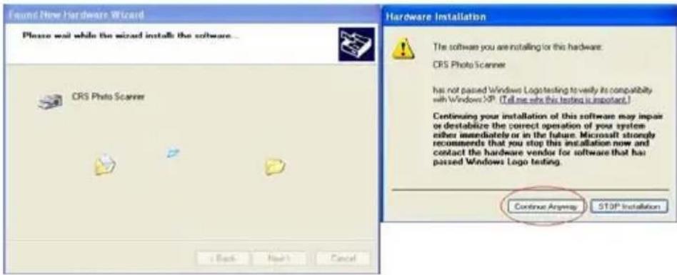 EASYPIX P500 - Ne pas insérer le CD et cliquer "Install the software automatically" le pilote est deja installé - 2