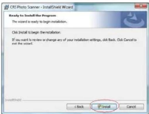 EASYPIX P500 - Ce message apparait quand l'installation est terminée - 3