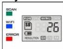 EASYPIX EasyScan WiFi - Indications du voyant DEL - 1