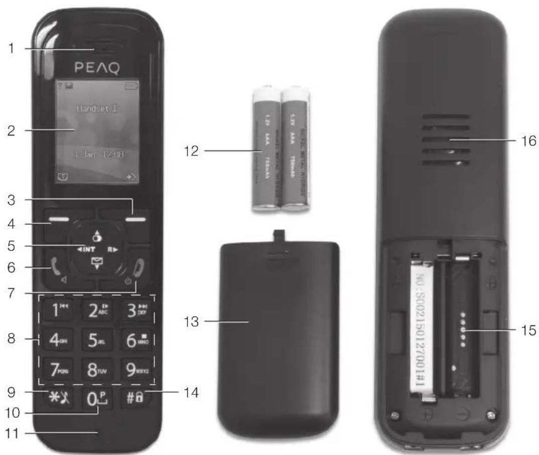 PEAQ PDP070 - Mobilteil - 1