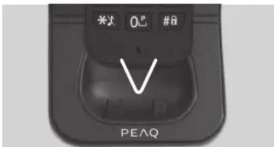 PEAQ PDP070 - Charge the handset - 1
