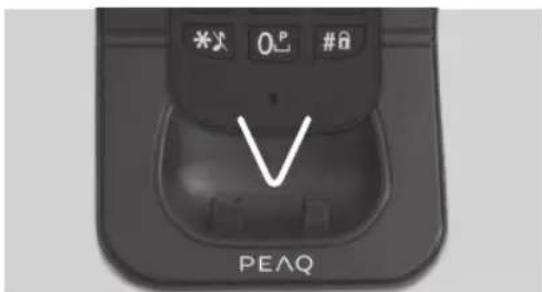 PEAQ PDP070 - Aufladen des Mobilteils - 1
