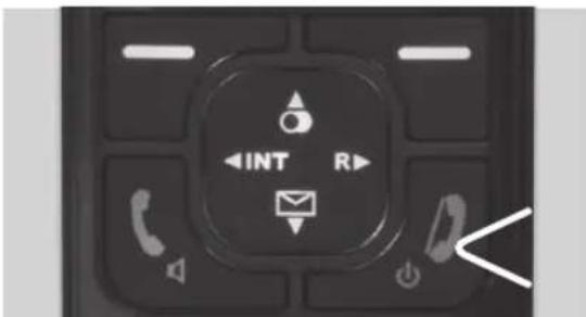 PEAQ PDP070 - SWITCH ON/OFF THE HANDSET - 1