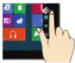 PEAQ PDT P1010 - Gestes pour l'écran tactile - 2