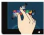 PEAQ PDT P1010 - Gestes pour l'écran tactile - 3