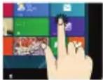 PEAQ PDT P1010 - Gestes pour l'écran tactile - 8