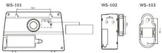 i-onik WS100 - Wandbefestigung des Smart Panels und manipulationssicheren Schalters - 1