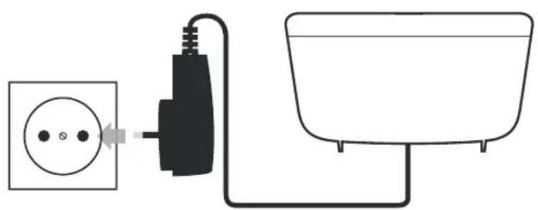 Amplicom PowerTel 500 - Brancher le socle chargeur - 1