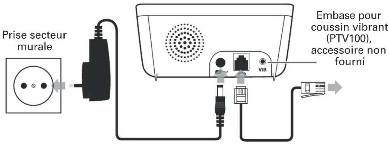 Amplicom PowerTel 500 - Brancher la base - 1