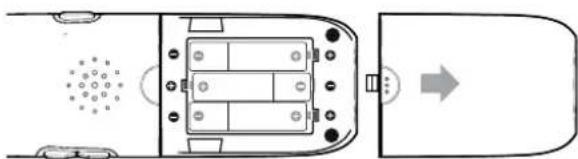 Amplicomms BigTel 480 - Akkus einlegen - 1