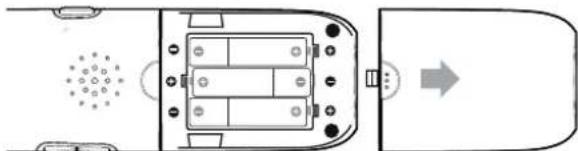 Amplicomms BigTel 480 - Insérer les accumulateurs - 1