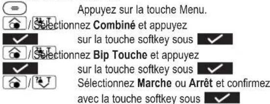Amplicomms BigTel 280 - Régler la tonalité des touches - 1