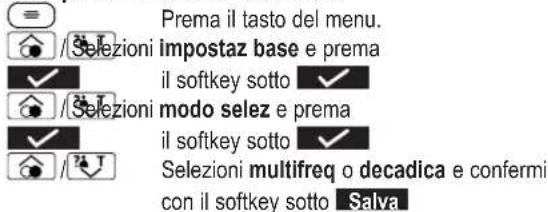 Amplicomms BigTel 280 - Impostare il procedimento di selezione - 1