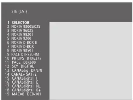 BANG & OLUFSEN BeoVision 332 - Choisir un décodeur STB - 1