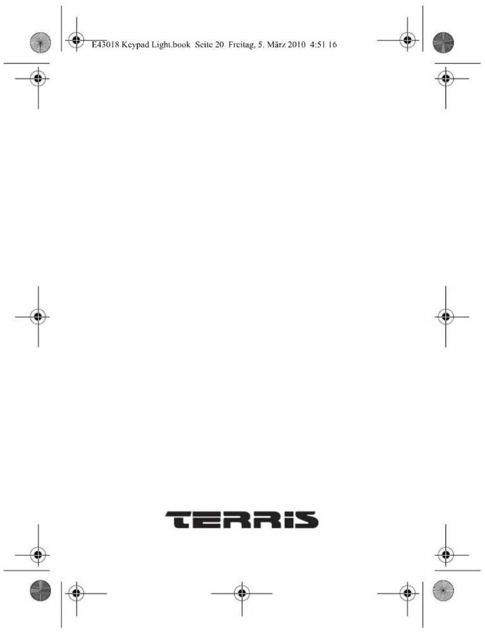 Terris K102 - GARANTIEBEWIJS - 10