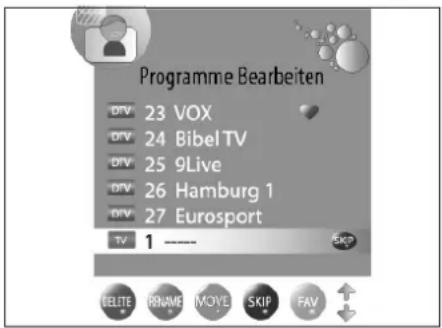 Terris LCD 2292 - Senderverschieben - 1