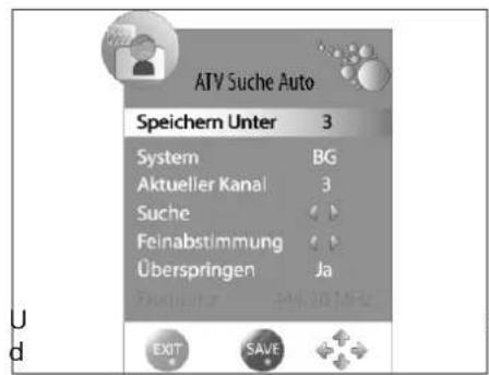 Terris LCD 2292 - MANUELLE SENDERSUCHE FÜR ANALOGEN EMPFANG - 1