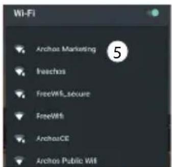ARCHOS 50e Neon - Wi-Fi kapcsolat - 1