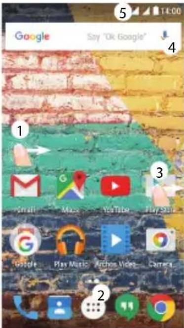 ARCHOS 50e Neon - Opis telefonu - 1