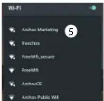ARCHOS 50e Neon - Connexion WiFi - 1