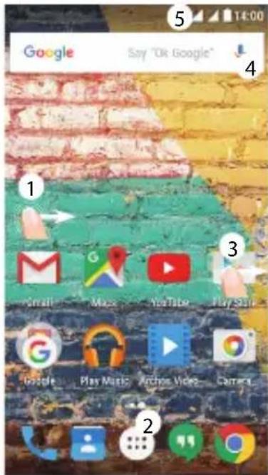 ARCHOS 50e Neon - On your homescreen - 4