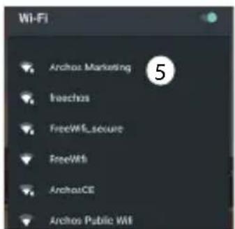 ARCHOS 50e Neon - Połączenie Wi-Fi - 1