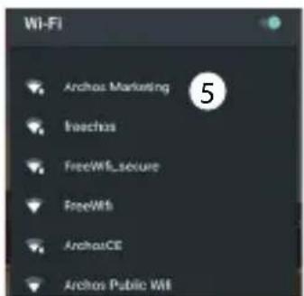 ARCHOS 50e Neon - Подключение WiFi - 1