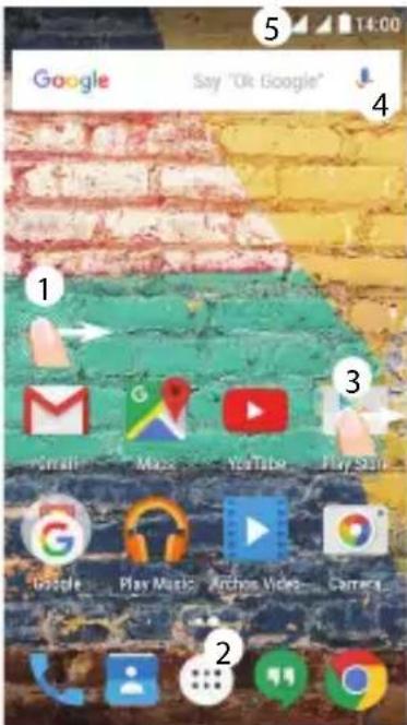 ARCHOS 50e Neon - MÔ TẢ THIẾT BỊ - 1