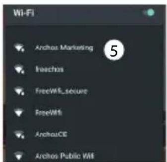 ARCHOS 50e Neon - WiFi connection - 2