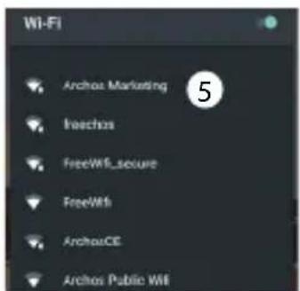 ARCHOS 50e Neon - Conexión WiFi - 1