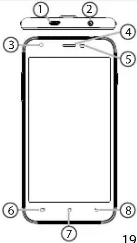 ARCHOS 50c Platinum - Description du téléphone - 1