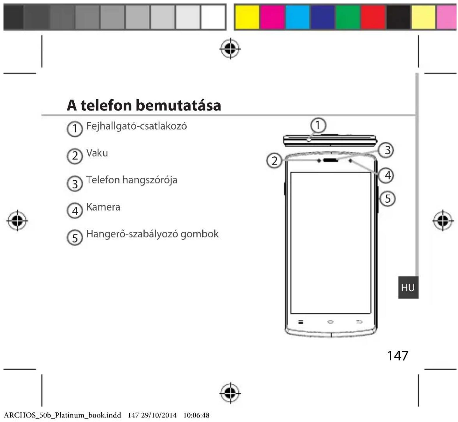 ARCHOS 50b Platinum - A csomag tartalma - 1