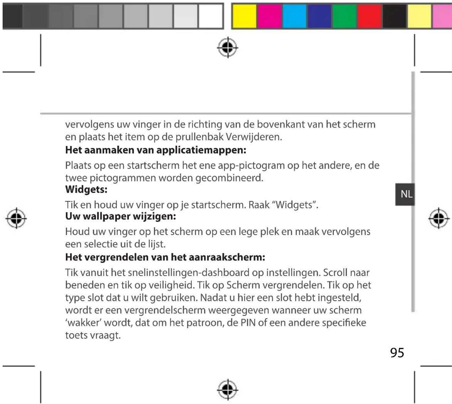 ARCHOS 50b Platinum - Verwijderen van een item: - 1