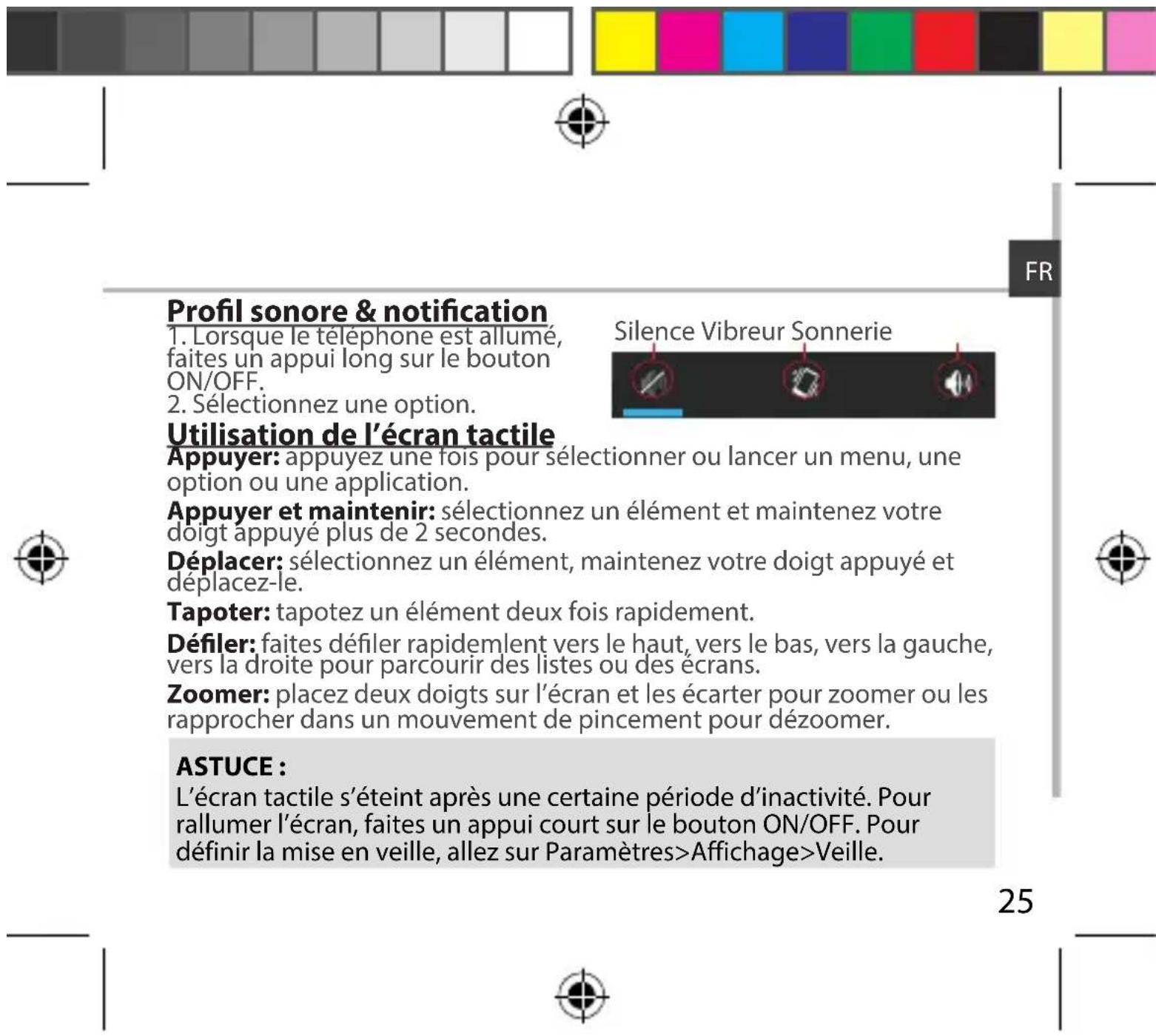 ARCHOS 50b Platinum - Eteindre - 2