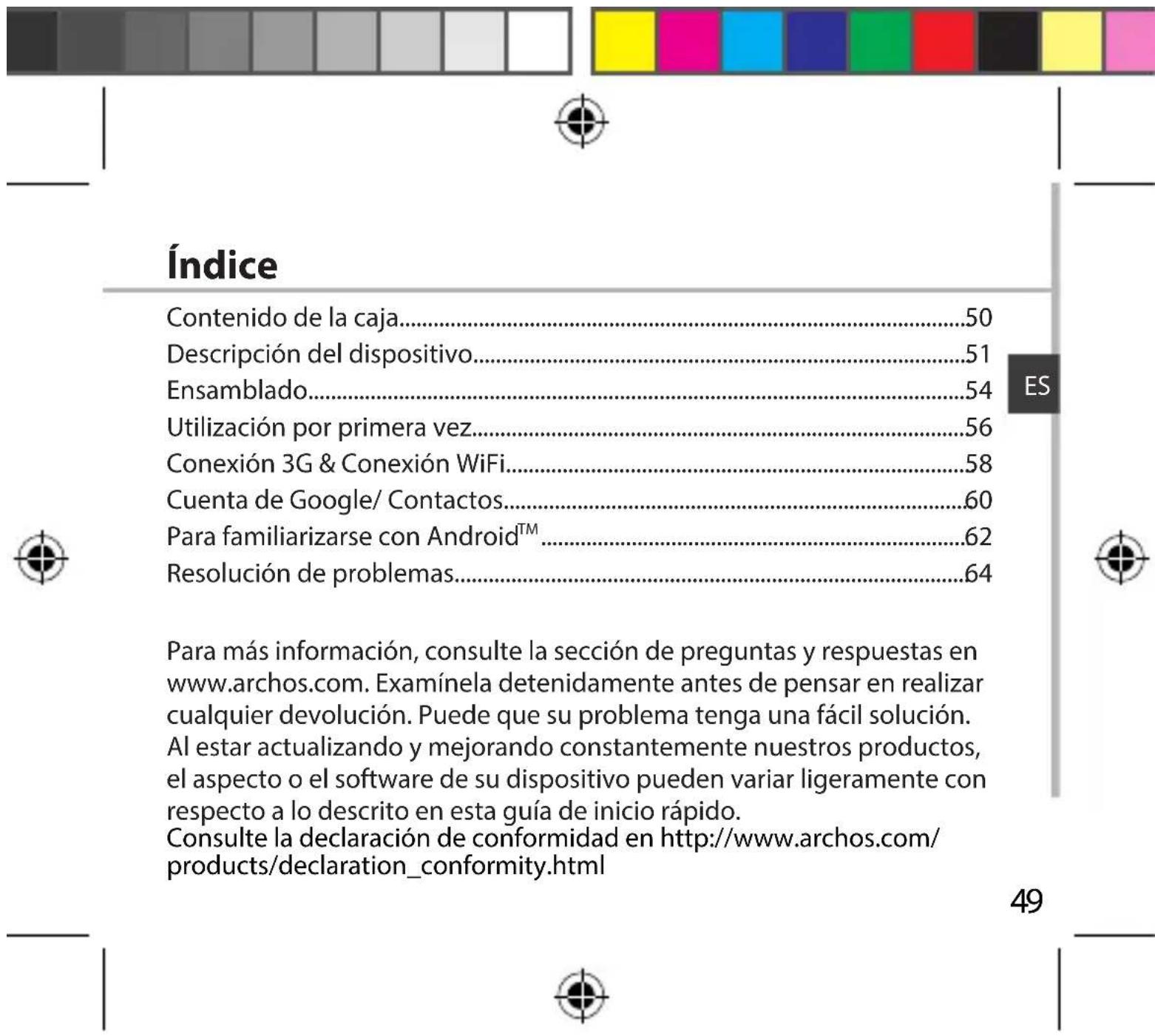 ARCHOS 50b Platinum - Fehlerbehebung - 2