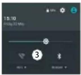 ARCHOS 50d Helium - Bật và tất kết nối dữ liệu - 2