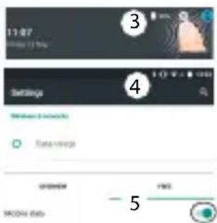 ARCHOS 50d Helium - Attivazione/Disattivazione della connessione dati - 1