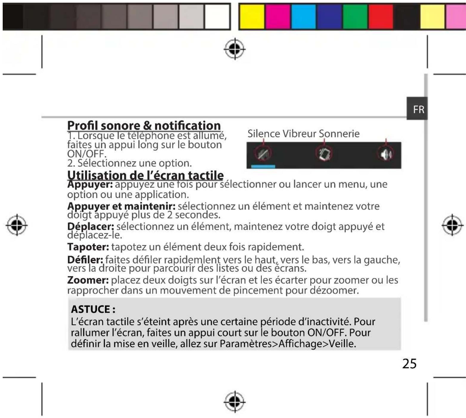 ARCHOS 45c Platinum - Eteindre - 2