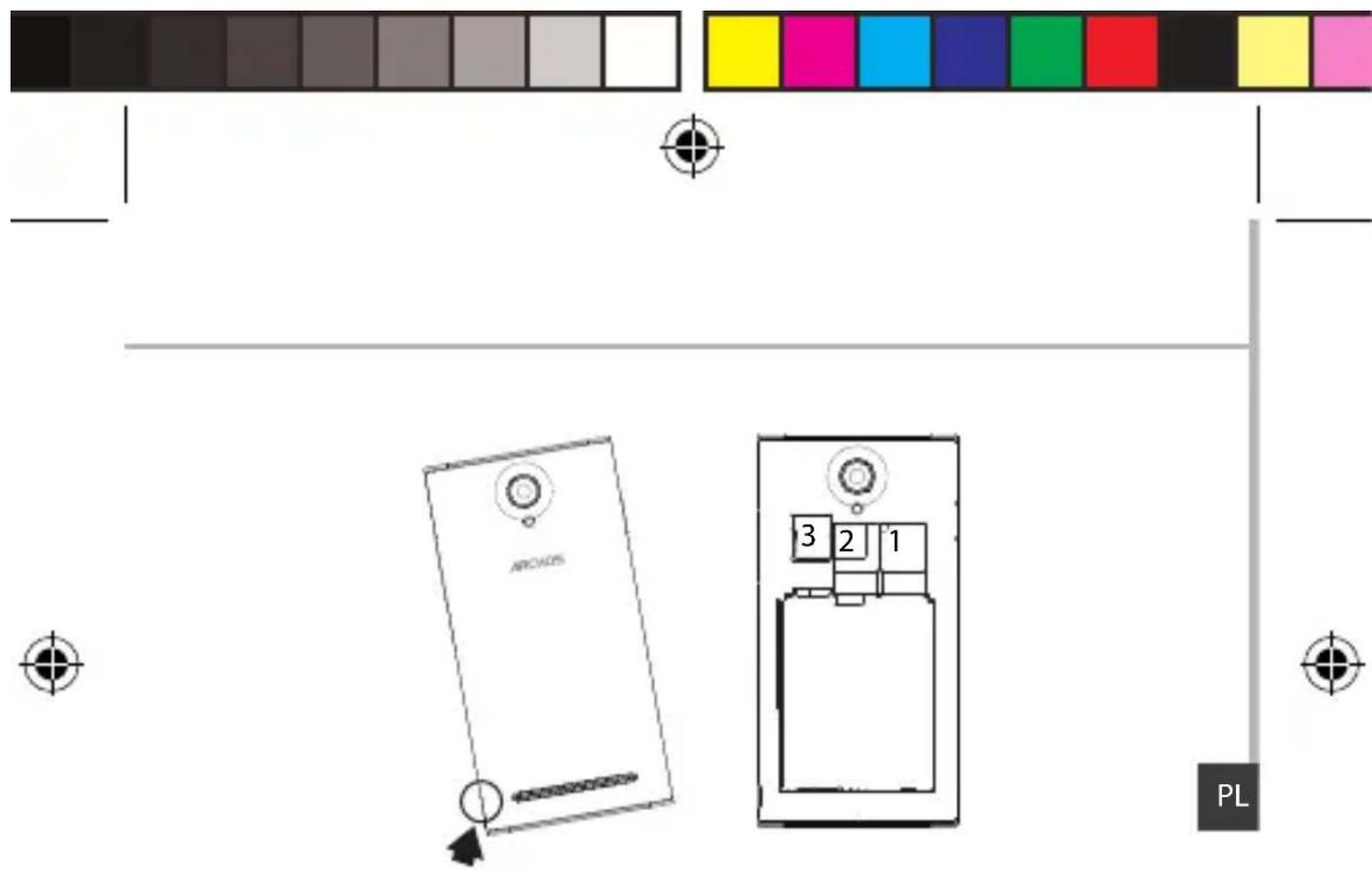 ARCHOS 45c Platinum - Wskazówka: - 2