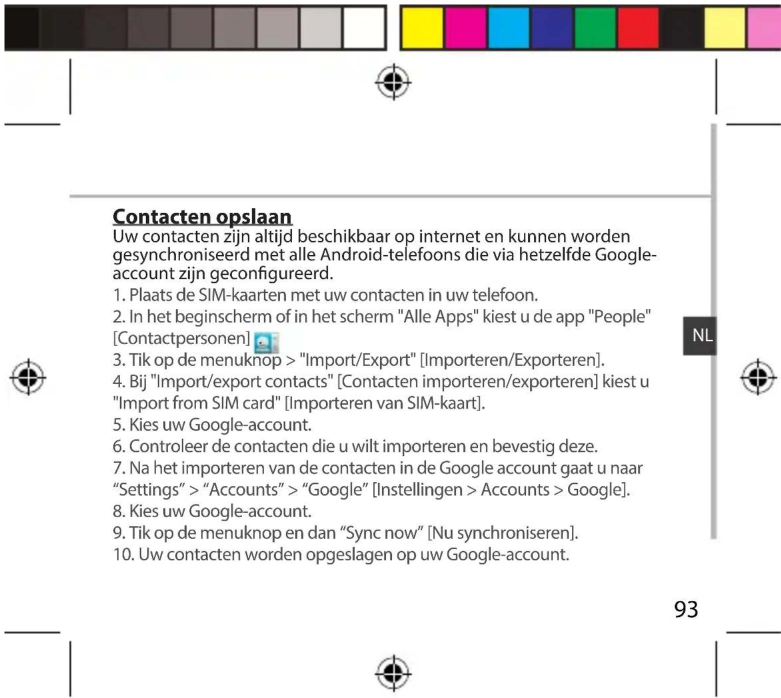 ARCHOS 45c Platinum - Gegevens synchroniseren - 1