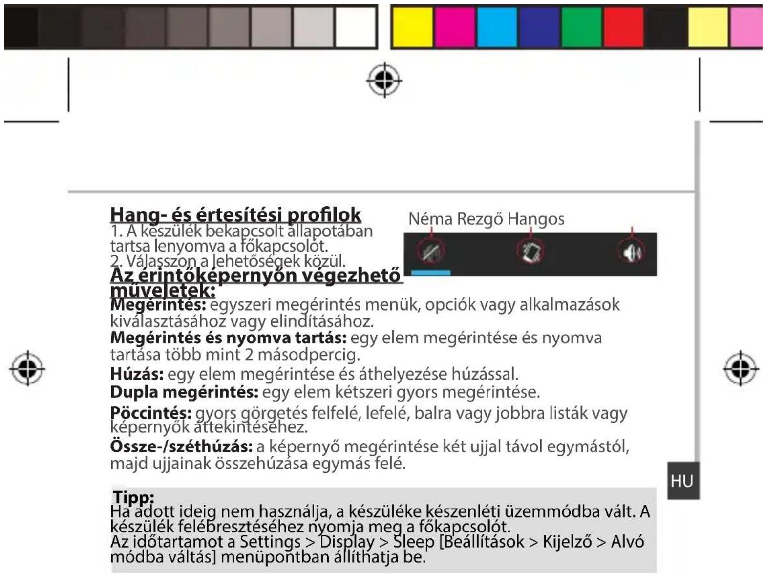 ARCHOS 45c Platinum - Kikapcsolás - 1