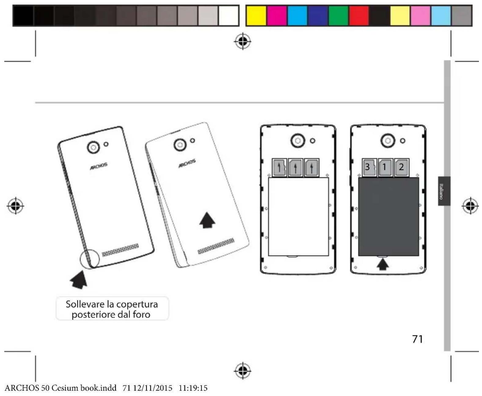 ARCHOS 50 Cesium - Descrizione del telefono - 9