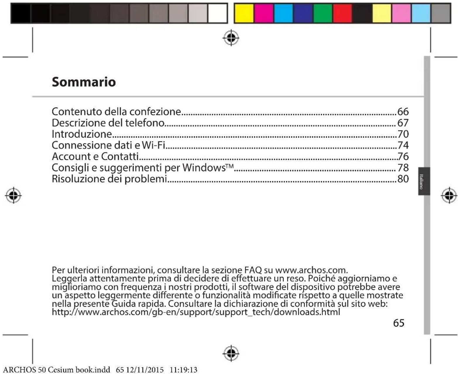 ARCHOS 50 Cesium - Para configurar una nueva red 4G: - 2